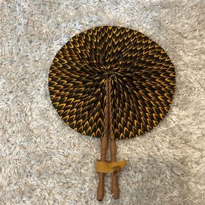 Hand made fan from Africa